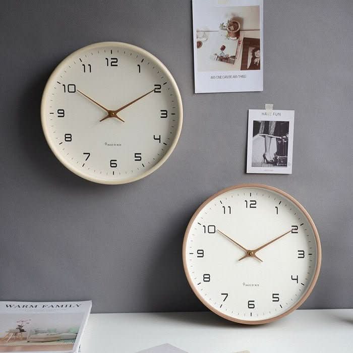 Wooden Wall Clock – Silent Movement – Minimalist Design