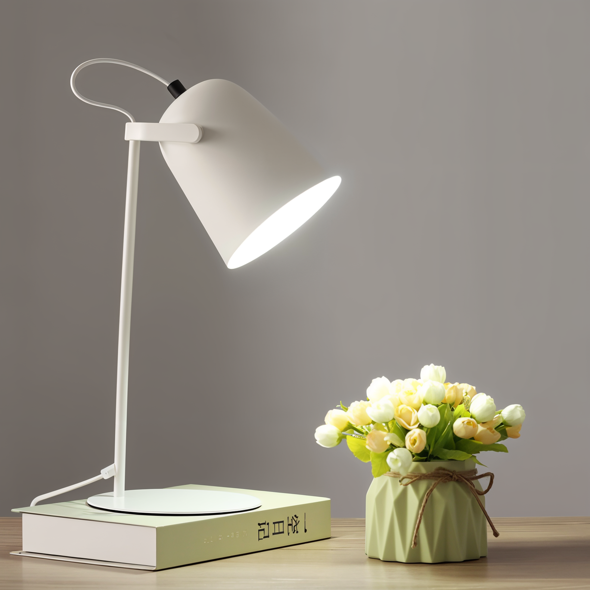 Adjustable Desk Rotating Shade For Workspaces