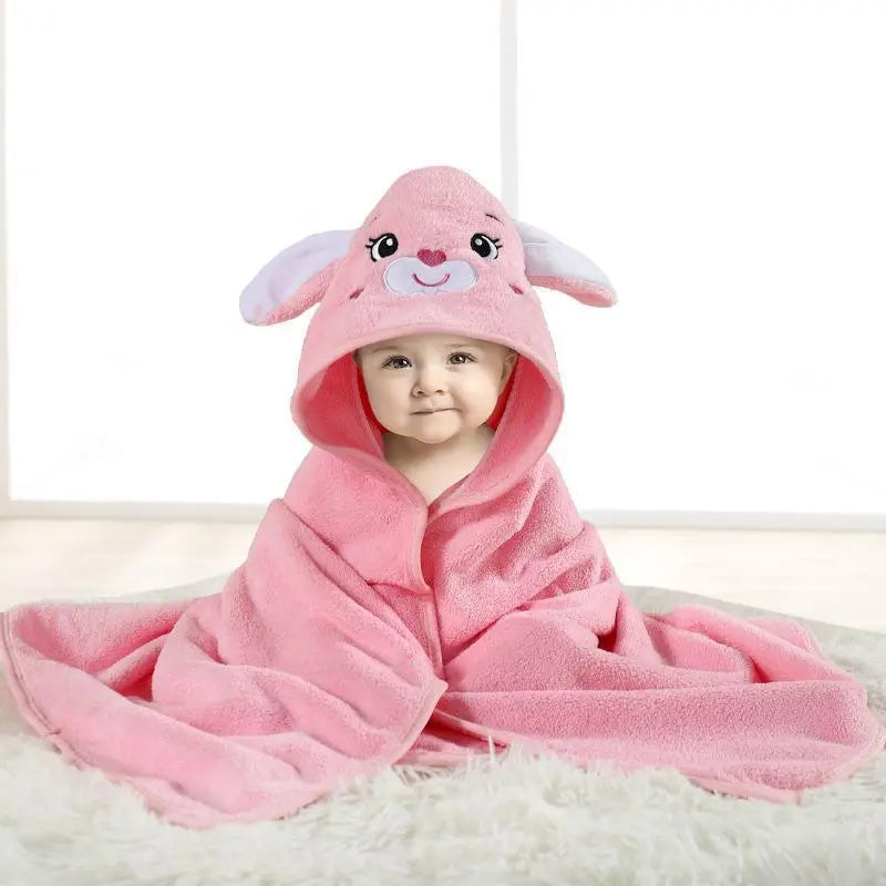 Premium Ultra-Soft, Absorbent Bath Towel — 31.5" X 31.5" (80 X 80 Cm) — Breathable Towel with Adorable Animal Patterns (Doubles as a Bath Towel, Blanket, or Beach Towel) — an Essential Must-Have for All Seasons.
