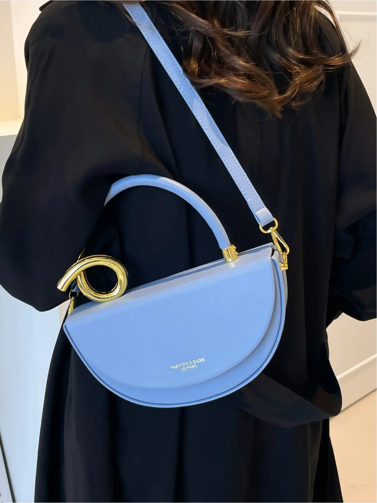 Exquisite Box Bag, Elegant Minimalist Handbag, Rope-Shaped Handle, Half-Moon Shape, Simple Commuting, Party, Chic Crossbody Purse, Fashion Crossbody Handbag, Shoulder and Crossbody Bag, Crossbody Shoulder Purses