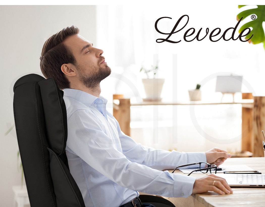 Levede Gaming Chair Office Computer Seat Racing PU Leather Executive Recliner