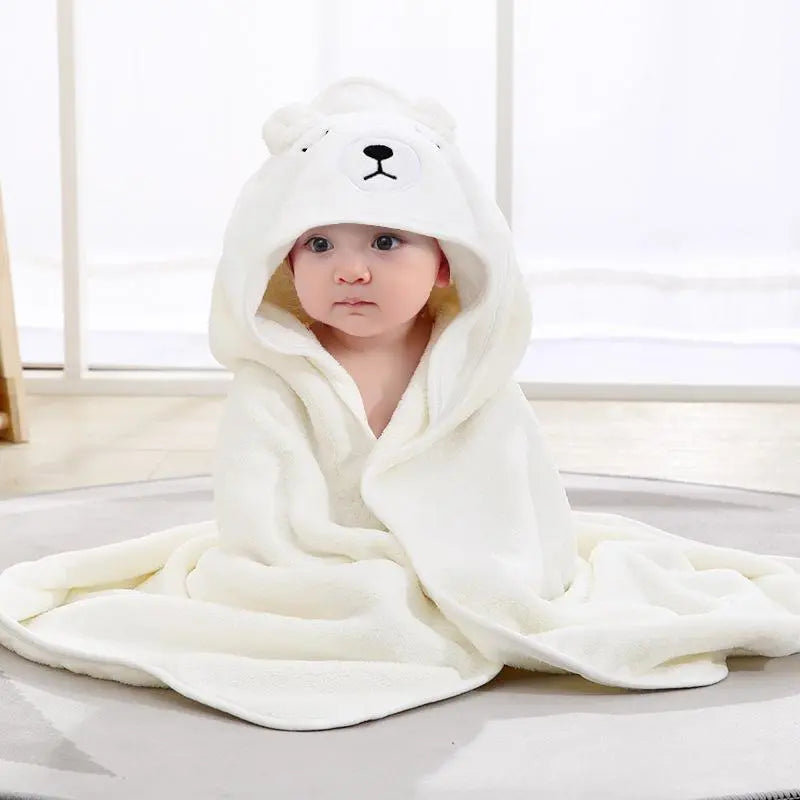 Premium Ultra-Soft, Absorbent Bath Towel — 31.5" X 31.5" (80 X 80 Cm) — Breathable Towel with Adorable Animal Patterns (Doubles as a Bath Towel, Blanket, or Beach Towel) — an Essential Must-Have for All Seasons.