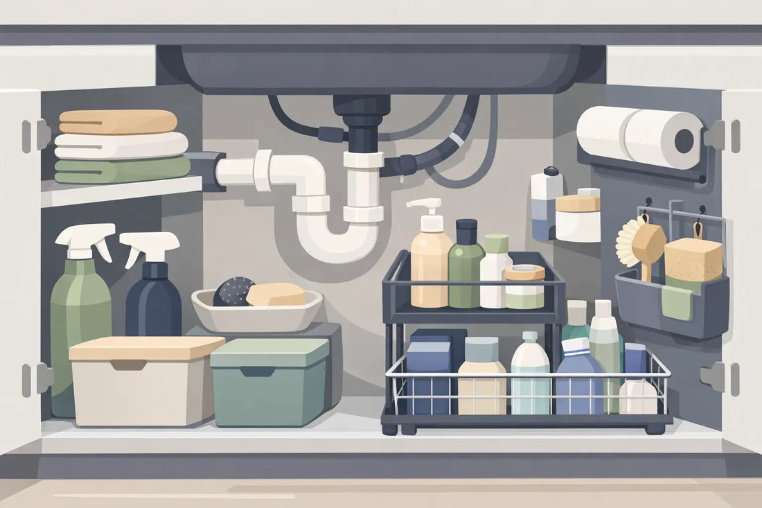 How to Organise Under Sink Storage Neatly