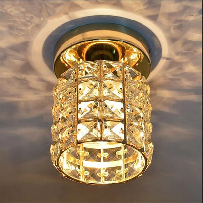 Crystal Ceiling Light Glass Fitting