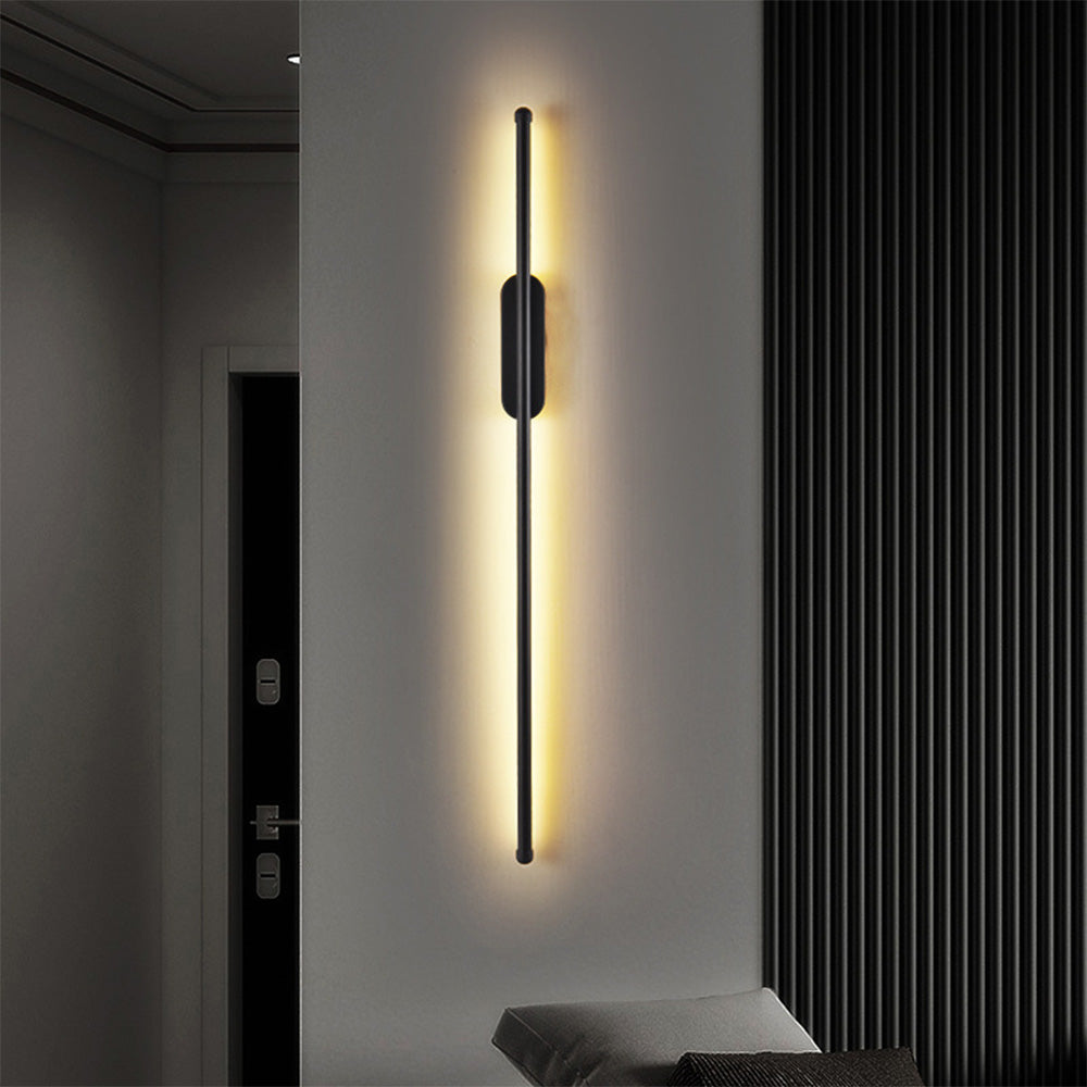 linear warm light LED wall light