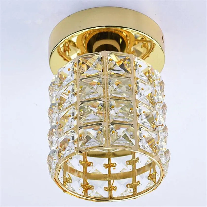 Crystal Ceiling Light Glass Fitting