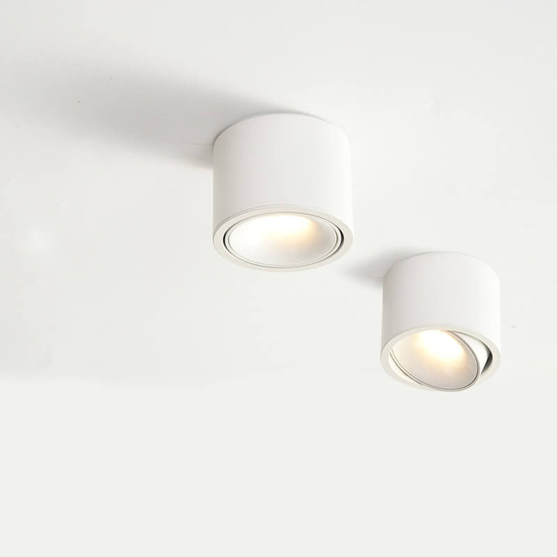 Adjustable LED Ceiling Spotlight – Round – Aluminium
