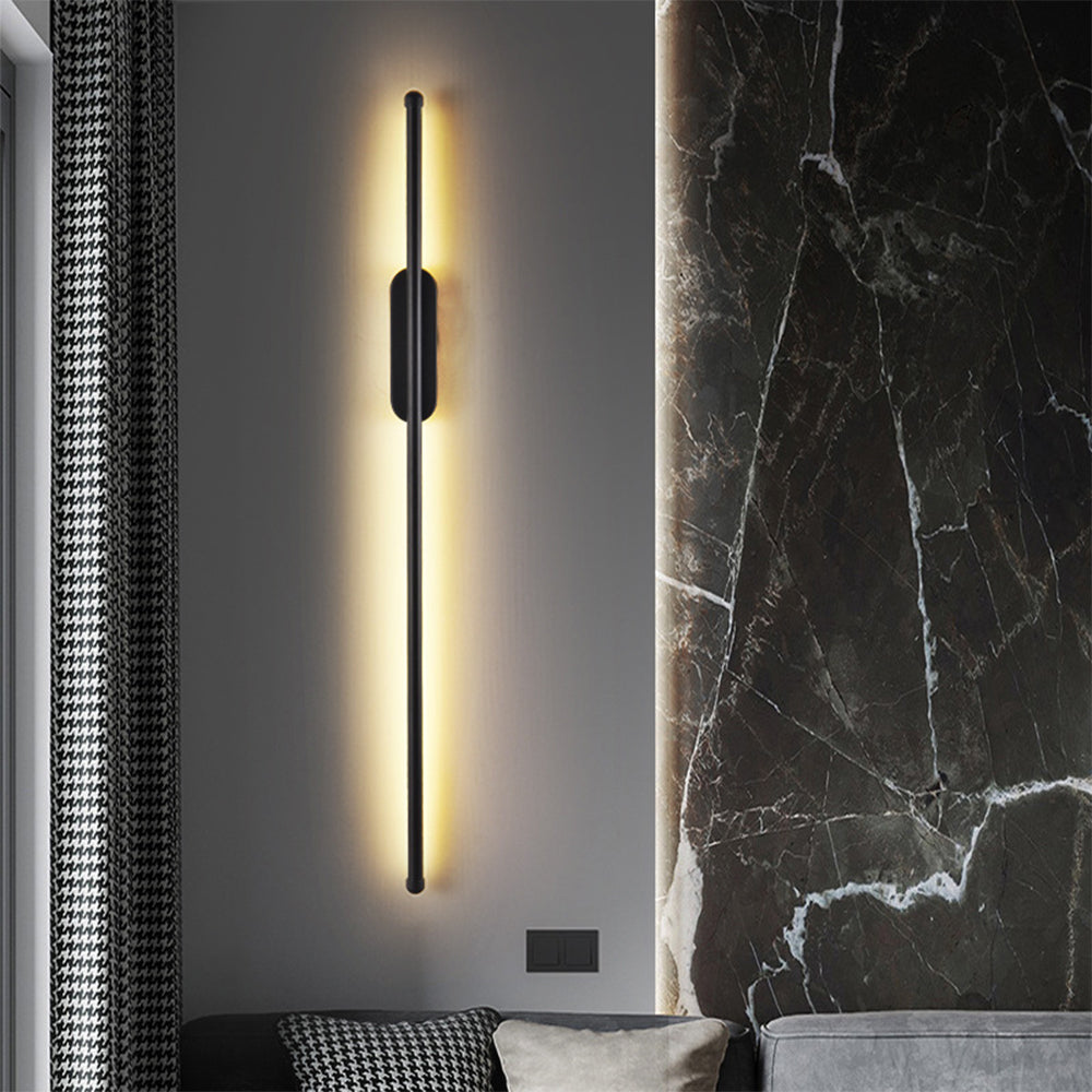 linear warm light LED wall light