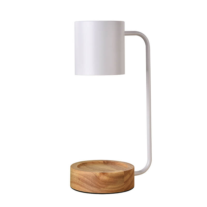 Candle Warmer Lamp – Dimmable – Wooden Base – Japanese Minimalist Design