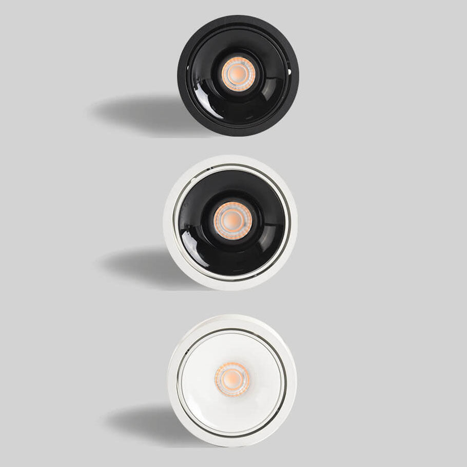 Adjustable LED Ceiling Spotlight – Round – Aluminium