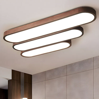 Oval LED Ceiling Light Minimalist Design