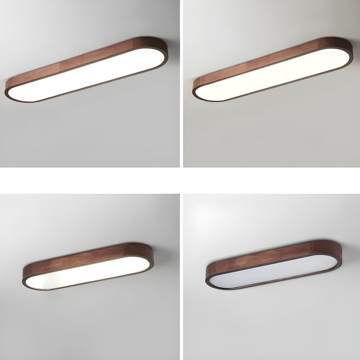 Oval LED Ceiling Light Minimalist Design
