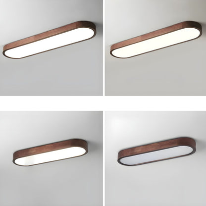 Oval LED Ceiling Light Minimalist Design