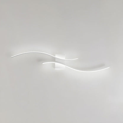 Wavy LED Wall Light Indirect Lighting Aluminium