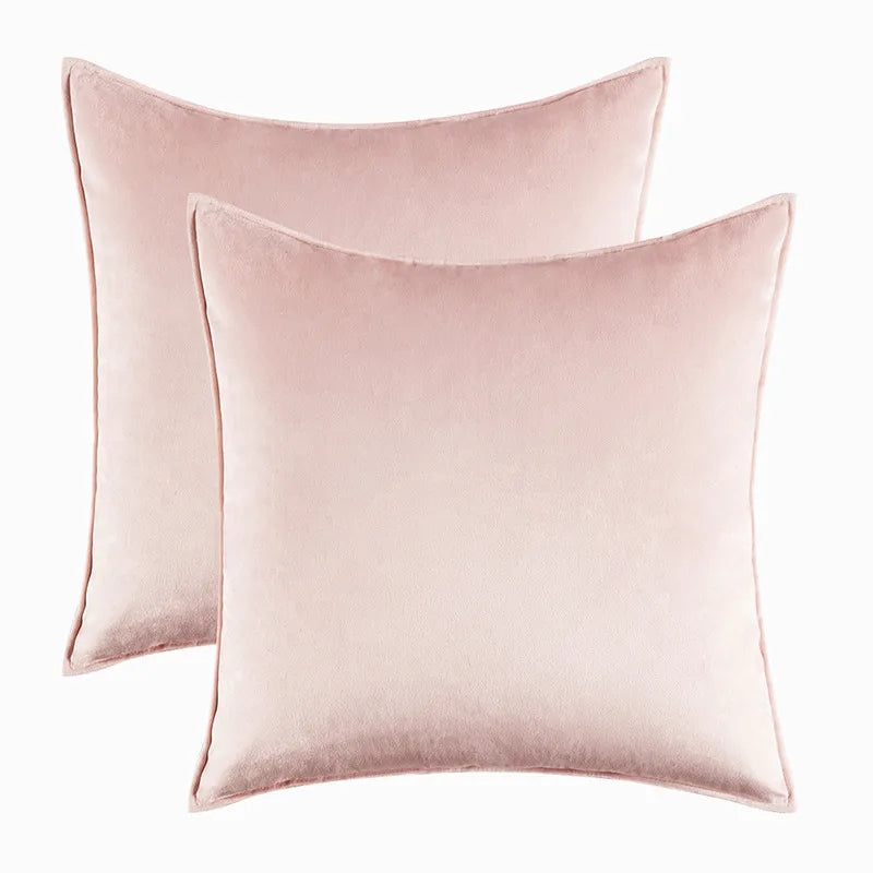 Velvet Cushion Cover – Soft Fabric – Hidden Zip