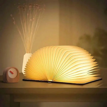 Foldable Book Lamp – 360° – Rechargeable – 3 Light Modes