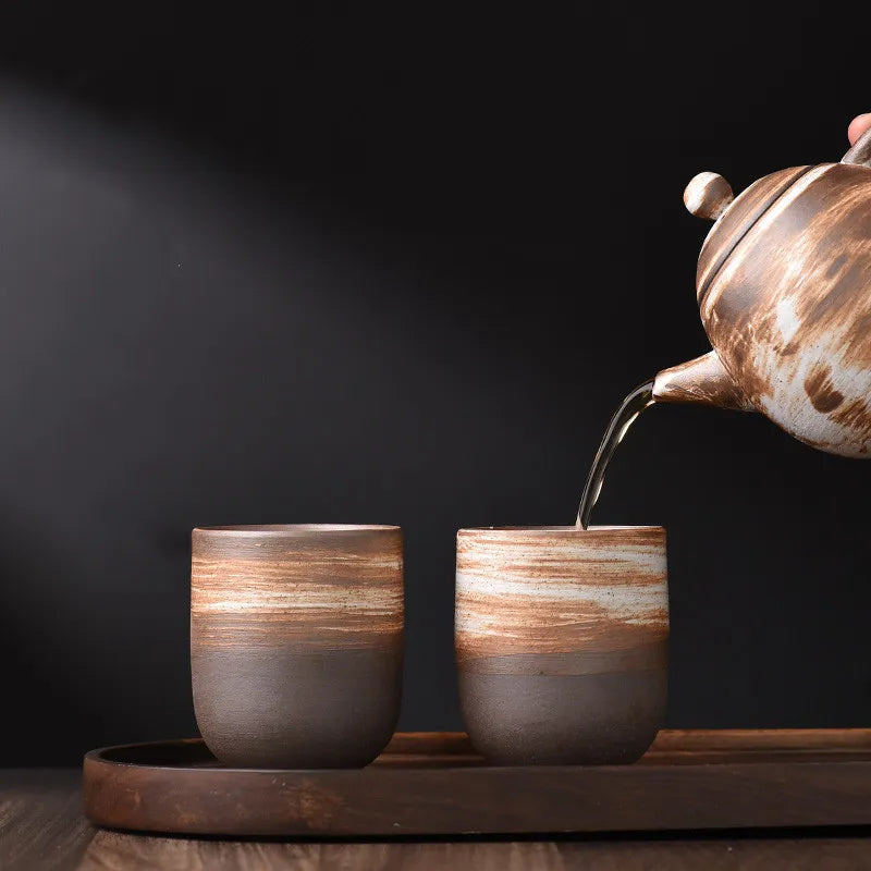 Japanese Tea Cup – Handmade Ceramic – Handleless Design