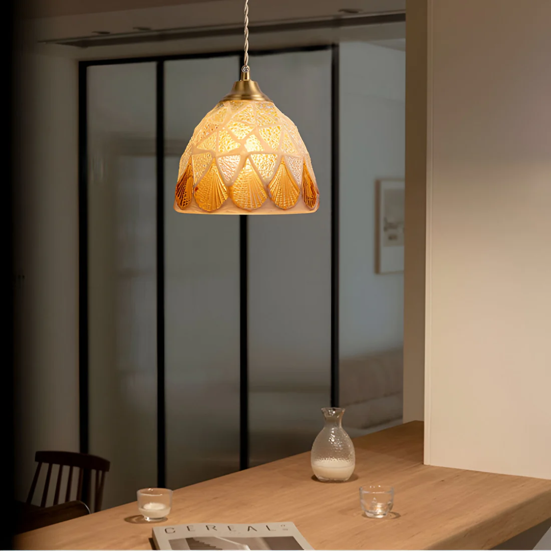 Retro Pendant Light Colourful Shell