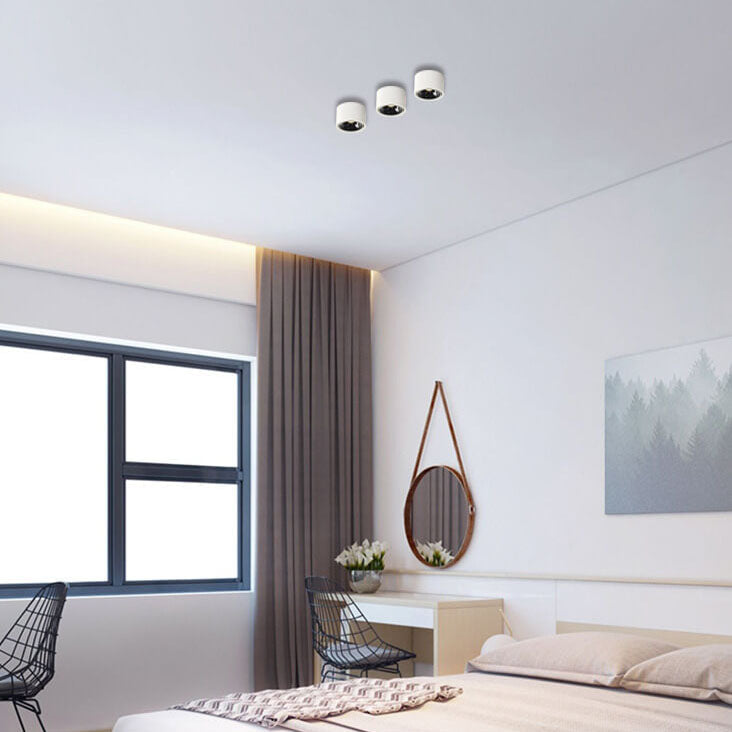 Adjustable LED Ceiling Spotlight – Round – Aluminium
