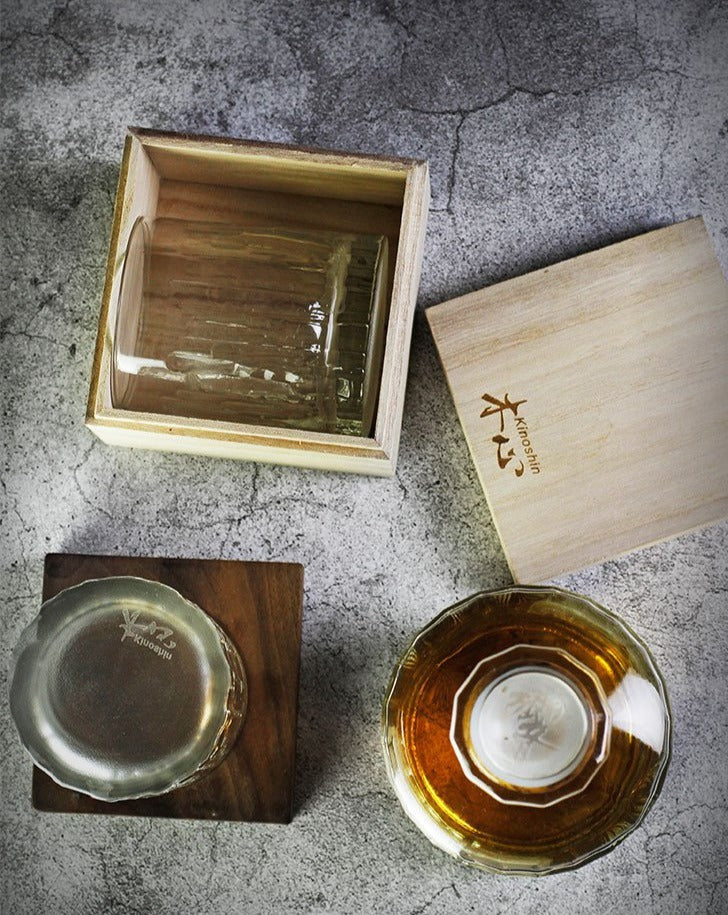 Japanese Crystal Whisky Glass Handmade
