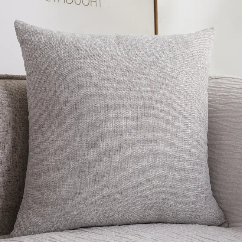 Cotton Blend Cushion Cover – Soft Fabric – Minimalist Design