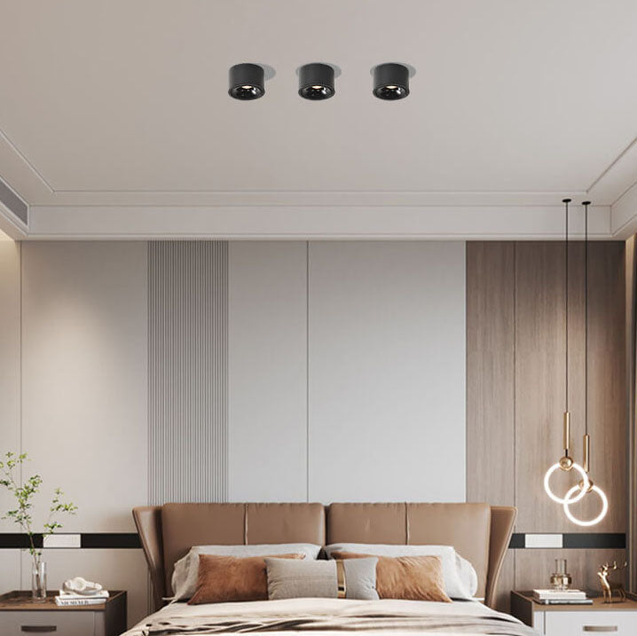 Adjustable LED Ceiling Spotlight – Round – Aluminium