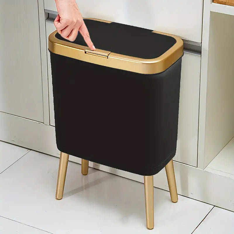 15L Rubbish Bin – Odour-Sealing Lid – Elevated Legs – Home Use