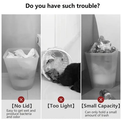 15L Rubbish Bin – Odour-Sealing Lid – Elevated Legs – Home Use