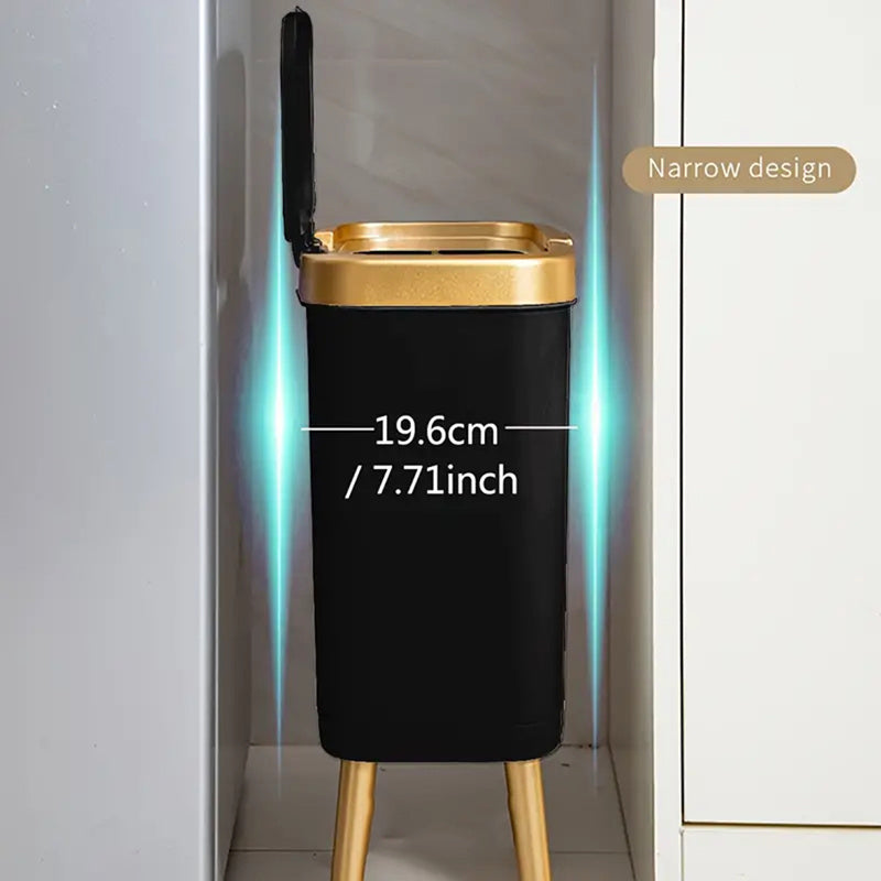 15L Rubbish Bin – Odour-Sealing Lid – Elevated Legs – Home Use