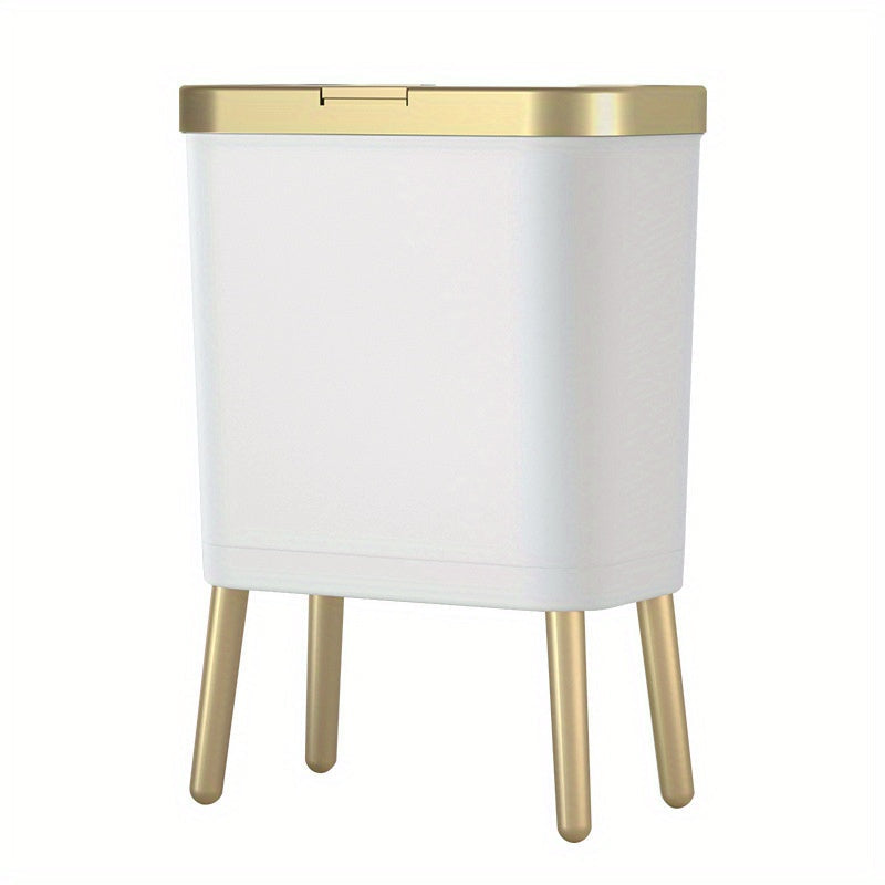 15L Rubbish Bin – Odour-Sealing Lid – Elevated Legs – Home Use