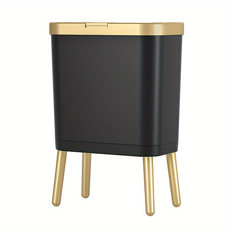 15L Rubbish Bin – Odour-Sealing Lid – Elevated Legs – Home Use
