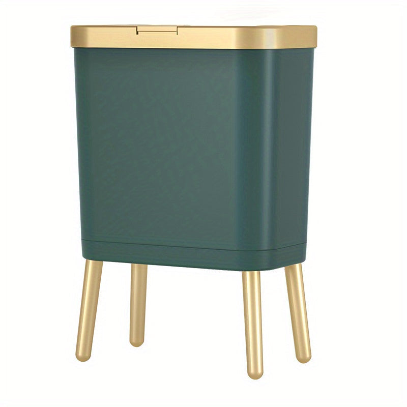 15L Rubbish Bin – Odour-Sealing Lid – Elevated Legs – Home Use