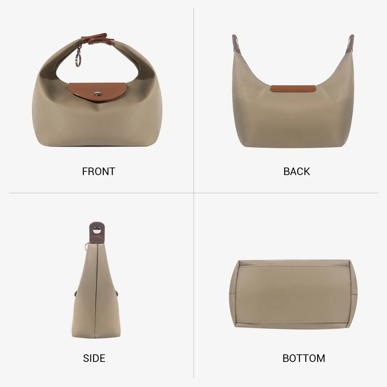 DURV Crossbody Bags for Women, Minimalist Crescent Nylon Shoulder Purse with Adjustable Strap, Lightweight Satchel for Casual Women'S Fashion, Adjustable Purse, Everyday Bag, Purse Shoulder Bag