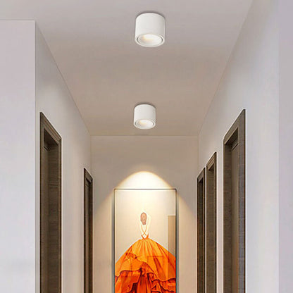 Adjustable LED Ceiling Spotlight – Round – Aluminium