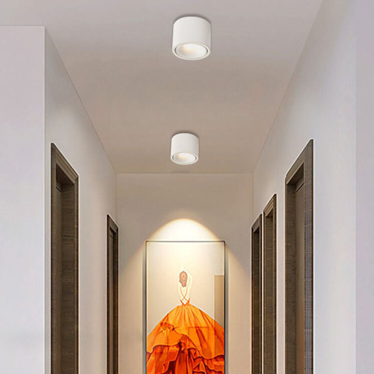 Adjustable LED Ceiling Spotlight – Round – Aluminium