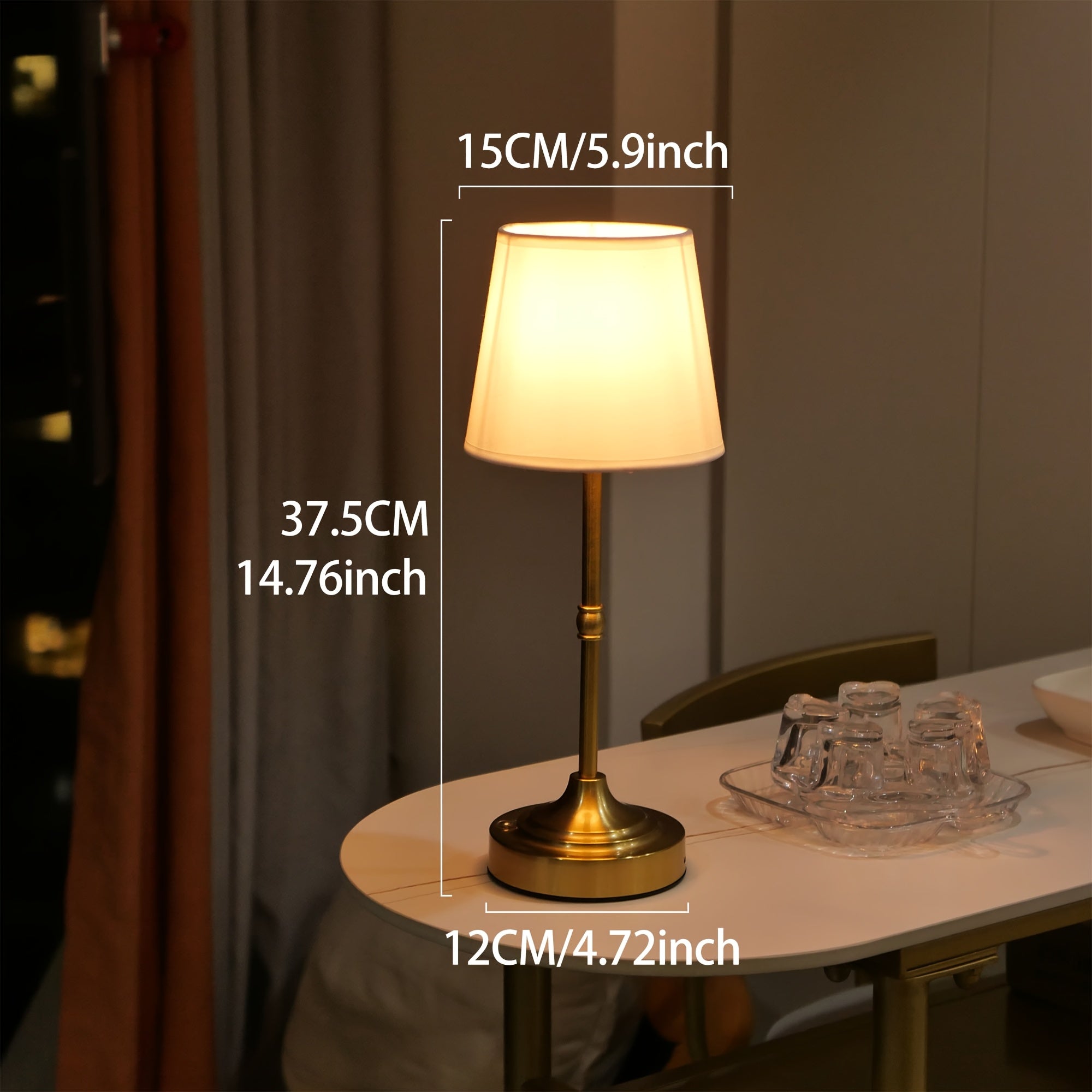 Rechargeable Table Lamp – Cordless – Dimmable LED – Touch Control