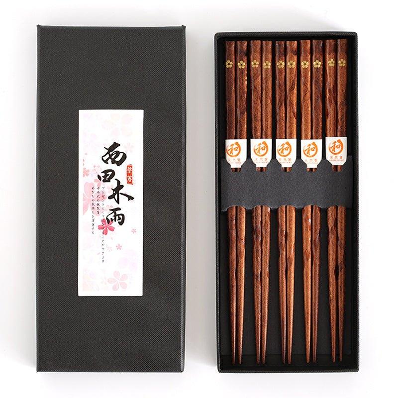 Japanese Wooden Chopsticks Sakura Gift Set