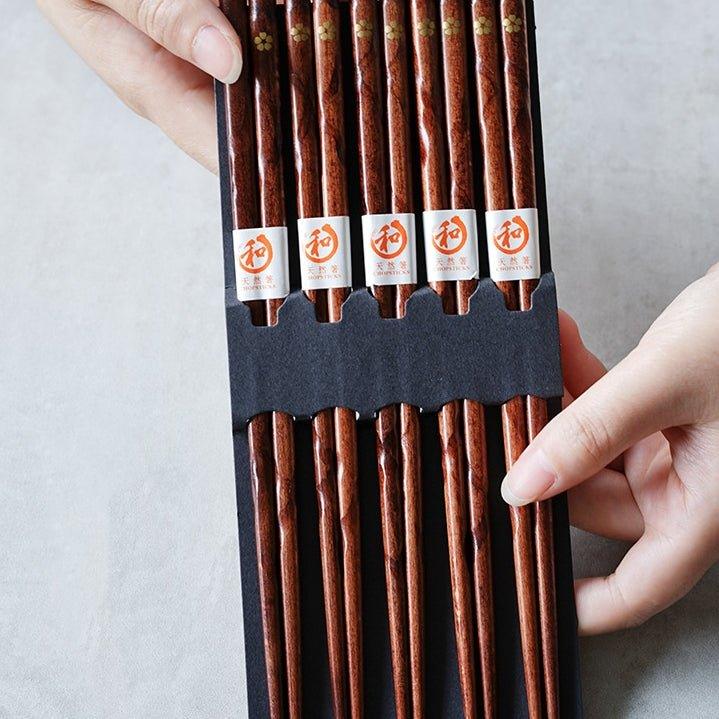 Japanese Wooden Chopsticks Sakura Gift Set