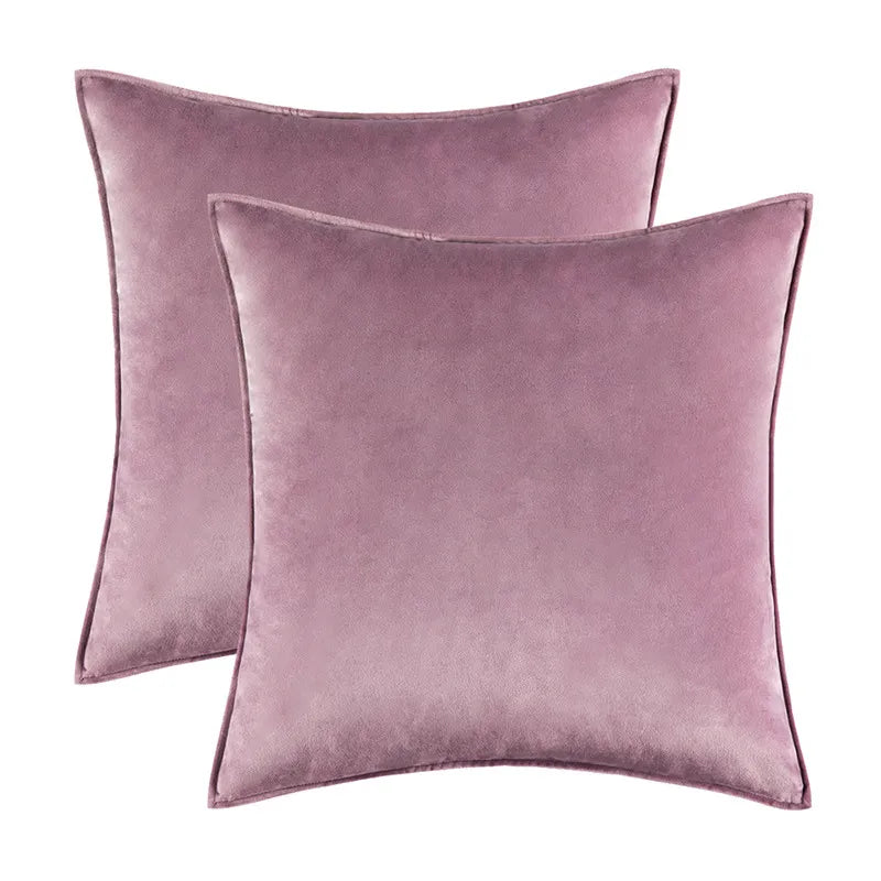 Velvet Cushion Cover – Soft Fabric – Hidden Zip