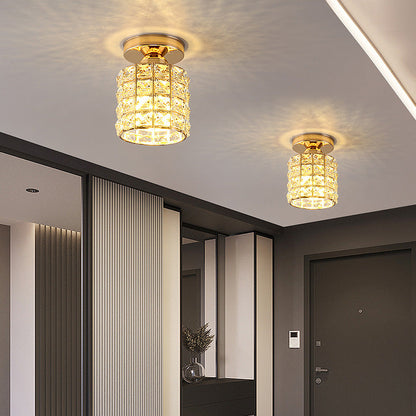 Crystal Ceiling Light Glass Fitting