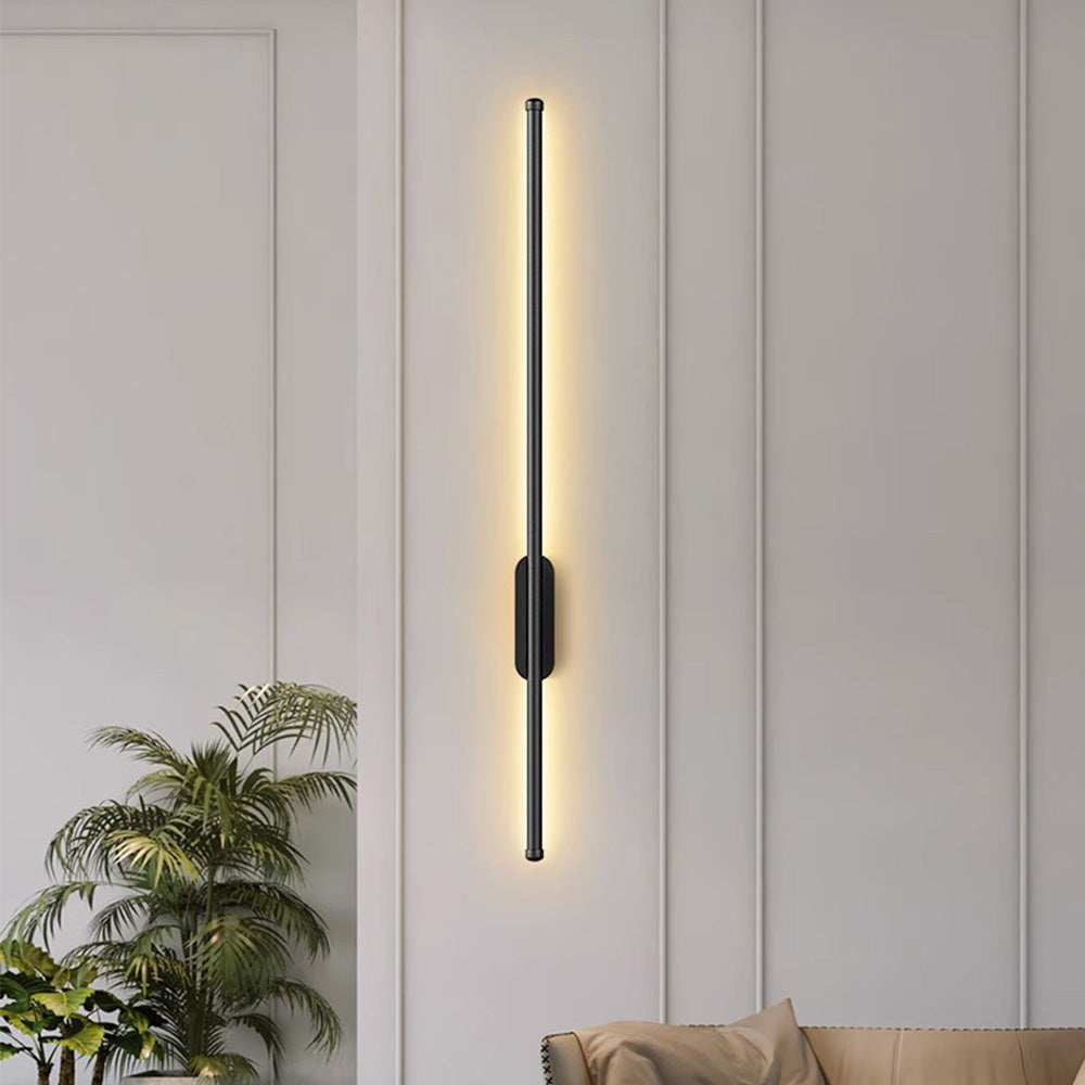linear warm light LED wall light