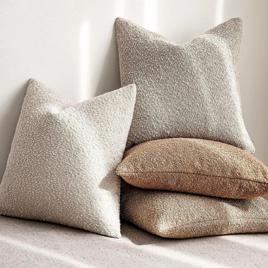 Bouclé Cushion Cover Soft Texture For Home