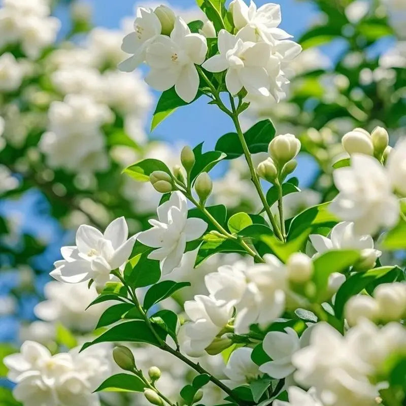 【Seeds】Climbing Jasmine Flower Seeds for Planting-Non-Gmo Jasmine Gardenia Plant Fragrant Flower Garden Home Trailing Jasmine Seeds Summervibes