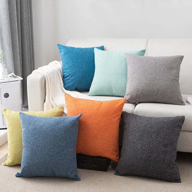 Cotton Blend Cushion Cover – Soft Fabric – Minimalist Design