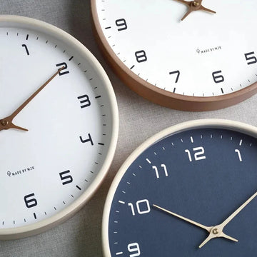 Wooden Wall Clock – Silent Movement – Minimalist Design