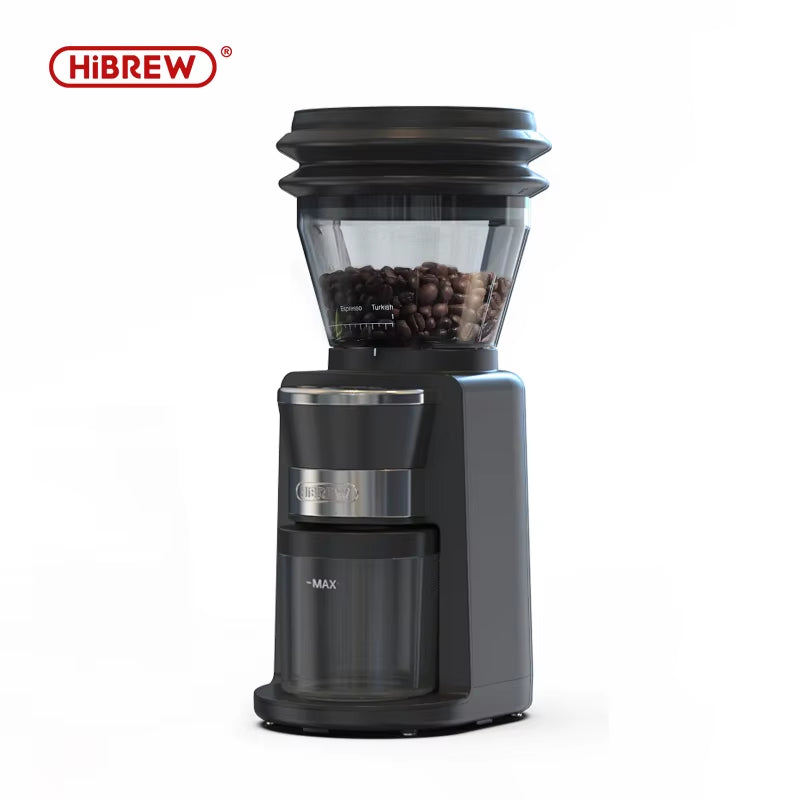 Coffee Mill Automatic Electric Coffee Grinder with 31 Gears for Espresso American Coffee Pour over Visual Bean Storage G3