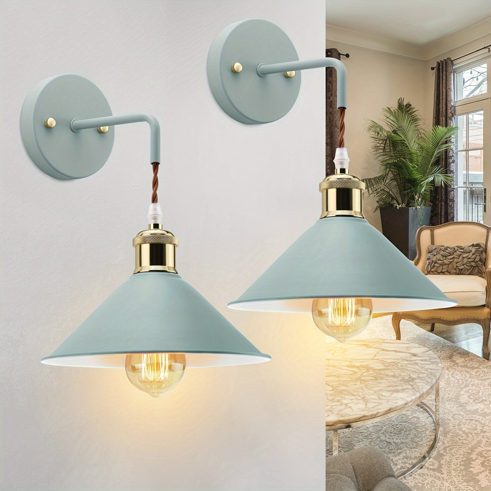 Metal Wall Sconce – Industrial – E26 – Oil-Rubbed Indoor Light
