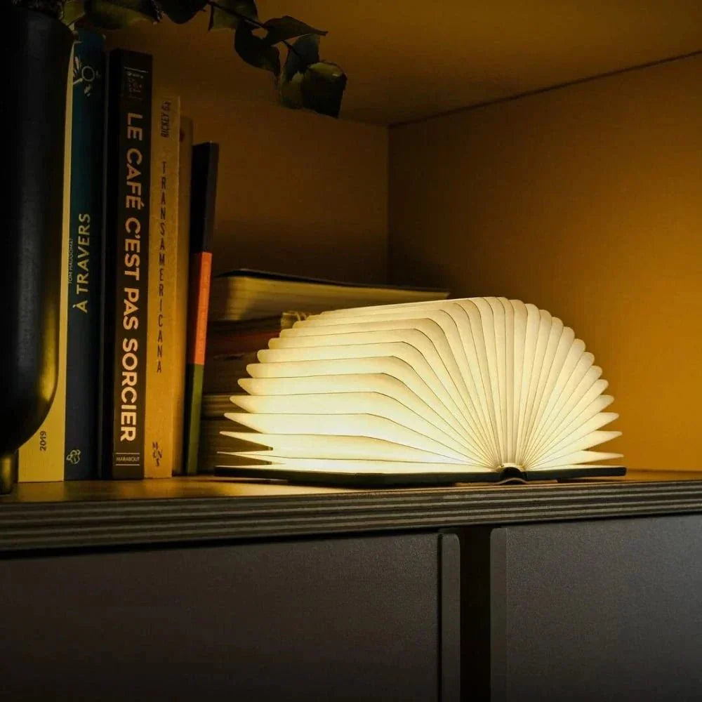 Foldable Book Lamp – 360° – Rechargeable – 3 Light Modes