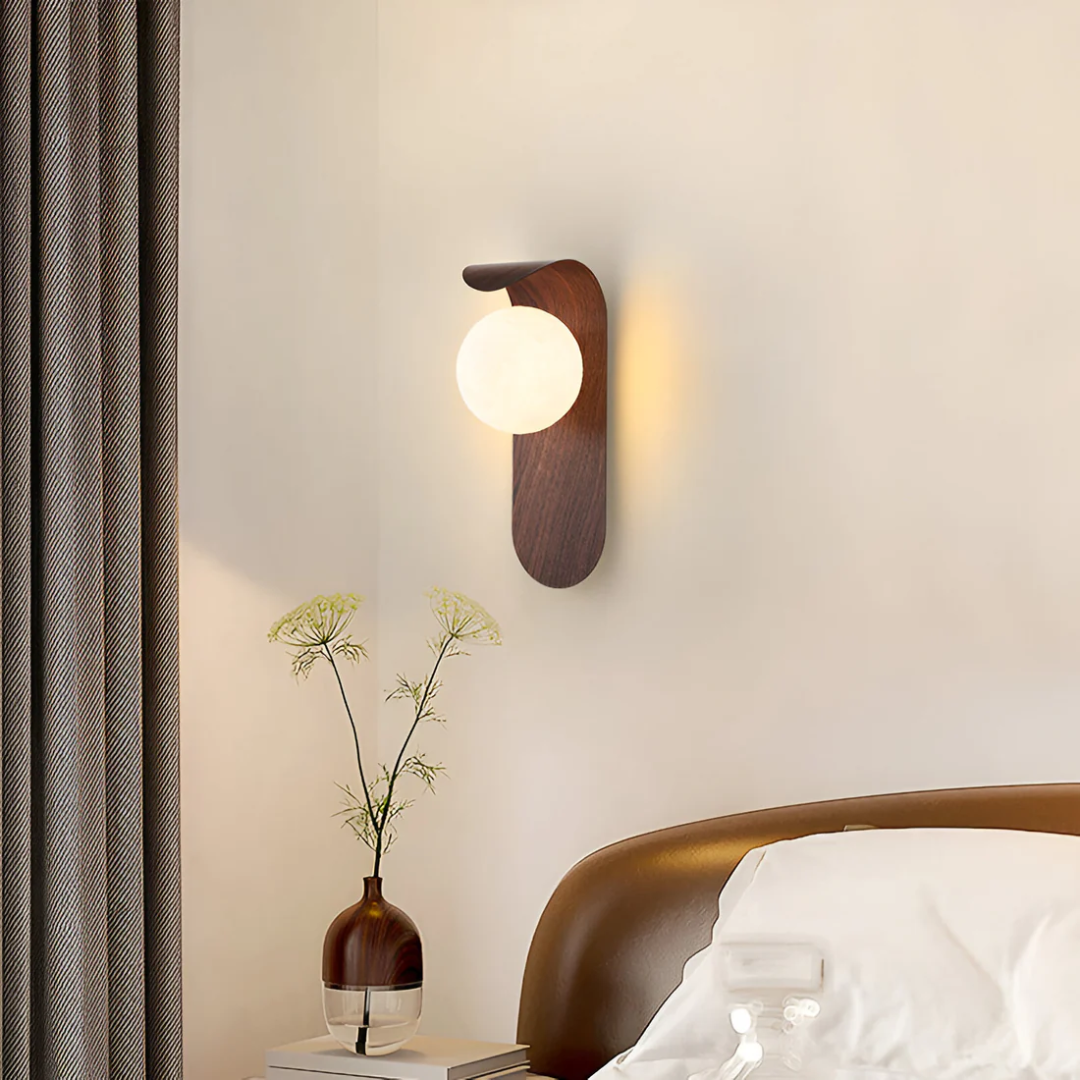Scandinavian Wall Lamp – Wooden – G9 LED – Minimalist Indoor Light