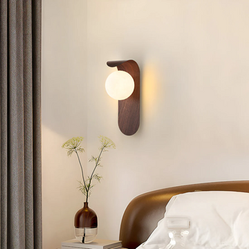 Scandinavian Wall Lamp – Wooden – G9 LED – Minimalist Indoor Light